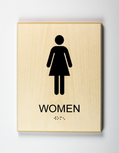 Womens Restroom Sign