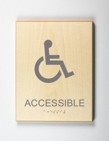 Eco-friendlyHandicap Accessible Element Sign