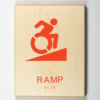 Accessible Ramp, Using Modified ISA-orange