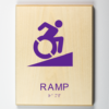 Accessible Ramp, Using Modified ISA-purple