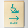 Accessible Ramp to Right-teal