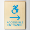 Accessible entrance to right using modified ISA-light-blue