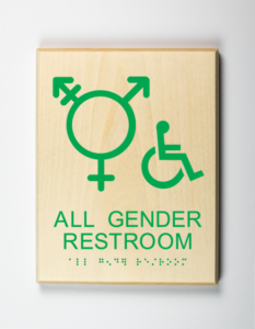 All Gender Accessible Restroom Sign
