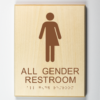 All Gender Restroom-brown