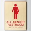 All Gender Restroom-red