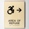 Area of Refuge to Right, Using Modfied ISA-black