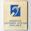 Assistive Listening Device Sign