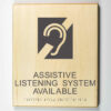 ADA Sign Assistive Listening System Available