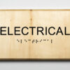 facility signs - electrical room