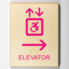 Elevator to Right, Using Modified ISA-pink