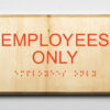 Employees Only-orange