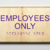 Employees Only-purple
