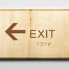 Exit to Left-brown