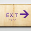 Exit to Right-purple