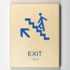 Exit upstairs-blue