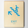 Exit upstairs-light-blue