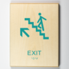 Exit upstairs-teal