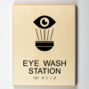 Eyewash station sign