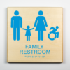 Family Restroom Signage