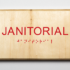 Janitorial Sign