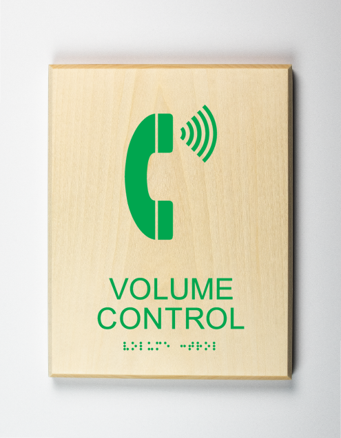 Volume Control Phone Sign