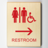 restrooms to right-red