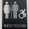 Exterior All Gender Restroom Sign