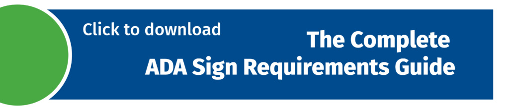 ADA Sign Requirements Guide Free Download